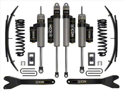 ICON Vehicle Dynamics 2.50-Inch Stage 2 Suspension Lift Kit with Shocks, Radius Arms and Expansion Pack (23-25 4WD 6.7L Powerstroke F-250 Super Duty)