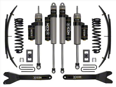 ICON Vehicle Dynamics 2.50-Inch Stage 2 Suspension Lift Kit with Shocks, Radius Arms and Expansion Pack (23-24 4WD 6.7L Powerstroke F-250 Super Duty)