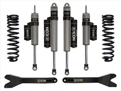 ICON Vehicle Dynamics 2.50-Inch Stage 2 Suspension Lift Kit with Shocks and Radius Arms (23-24 4WD 6.7L Powerstroke F-250 Super Duty)