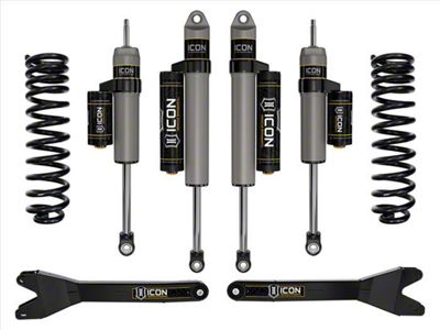 ICON Vehicle Dynamics 2.50-Inch Stage 2 Suspension Lift Kit with Shocks and Radius Arms (23-25 4WD 6.7L Powerstroke F-250 Super Duty)
