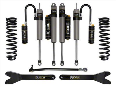 ICON Vehicle Dynamics 2.50-Inch Stage 4 Suspension Lift Kit with Shocks and Radius Arms (23-25 4WD 6.7L Powerstroke F-250 Super Duty)