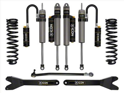 ICON Vehicle Dynamics 2.50-Inch Stage 4 Suspension Lift Kit with Shocks and Radius Arms (23-24 4WD 6.7L Powerstroke F-250 Super Duty)