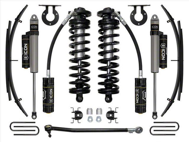 ICON Vehicle Dynamics 2.50 to 3-Inch Coil-Over Conversion System with Expansion Pack; Stage 3 (17-24 4WD 6.7L Powerstroke F-250 Super Duty)