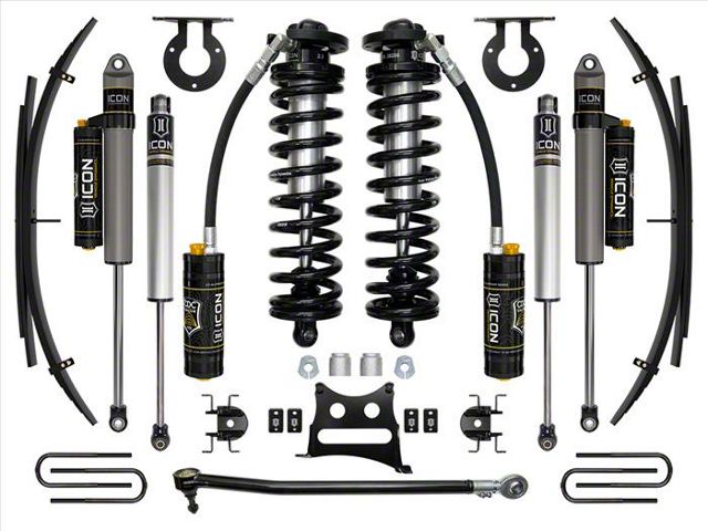 ICON Vehicle Dynamics 2.50 to 3-Inch Coil-Over Conversion System with Expansion Pack; Stage 4 (17-22 4WD 6.7L Powerstroke F-250 Super Duty)