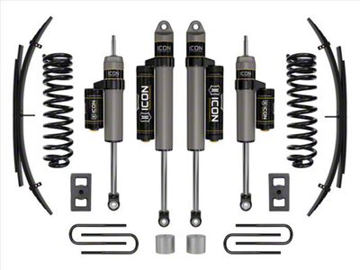 ICON Vehicle Dynamics 2.50-Inch Suspension Lift System with Expansion Pack; Stage 2 (23-25 4WD 6.7L Powerstroke F-350 Super Duty SRW)
