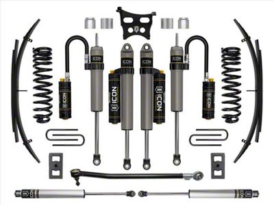 ICON Vehicle Dynamics 2.50-Inch Suspension Lift System with Expansion Pack; Stage 5 (23-25 4WD 6.8L, 7.3L F-350 Super Duty SRW)