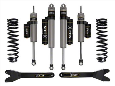 ICON Vehicle Dynamics 2.50-Inch Suspension Lift System with Radius Arms; Stage 2 (23-25 4WD 6.8L, 7.3L F-350 Super Duty SRW)