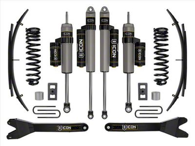 ICON Vehicle Dynamics 2.50-Inch Suspension Lift System with Radius Arms and Expansion Pack; Stage 2 (23-25 4WD 6.8L, 7.3L F-350 Super Duty SRW)