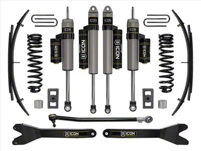 ICON Vehicle Dynamics 2.50-Inch Suspension Lift System with Radius Arms and Expansion Pack; Stage 3 (23-24 4WD 6.8L, 7.3L F-350 Super Duty SRW)