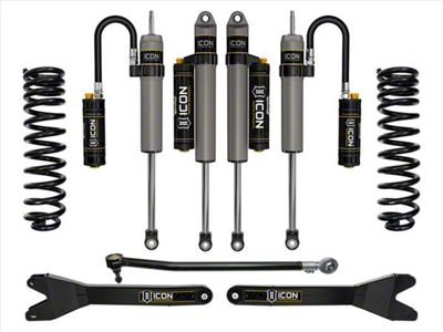 ICON Vehicle Dynamics 2.50-Inch Suspension Lift System with Radius Arms; Stage 4 (23-25 4WD 6.8L, 7.3L F-350 Super Duty SRW)