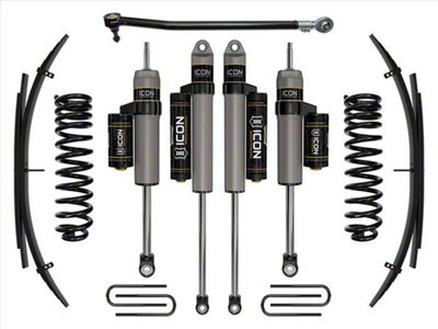ICON Vehicle Dynamics 2.50-Inch Suspension Lift System with Expansion Pack and Piggyback Shocks; Stage 3 (17-19 4WD 6.7L Powerstroke F-350 Super Duty SRW)