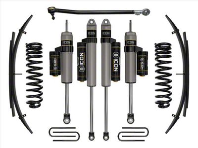 ICON Vehicle Dynamics 2.50-Inch Suspension Lift System with Expansion Pack and Piggyback Shocks; Stage 3 (20-25 4WD 6.7L Powerstroke F-350 Super Duty SRW)