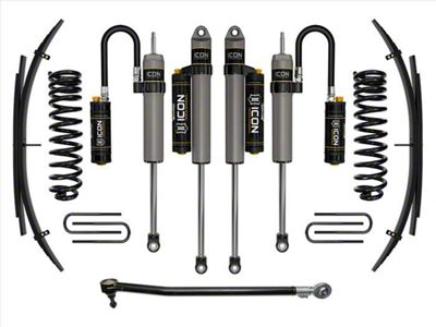 ICON Vehicle Dynamics 2.50-Inch Suspension Lift System with Expansion Pack and Piggyback Shocks; Stage 4 (20-25 4WD 6.7L Powerstroke F-350 Super Duty SRW)