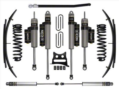 ICON Vehicle Dynamics 2.50-Inch Suspension Lift System with Expansion Pack and Piggyback Shocks; Stage 4 (11-16 4WD 6.7L Powerstroke F-350 Super Duty SRW)