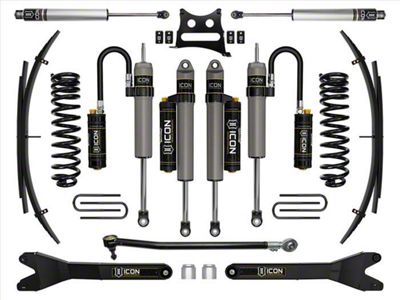 ICON Vehicle Dynamics 2.50-Inch Suspension Lift System with Expansion Pack and Piggyback Shocks; Stage 6 (20-25 4WD 6.7L Powerstroke F-350 Super Duty SRW)