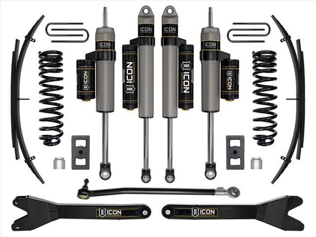 ICON Vehicle Dynamics 2.50-Inch Stage 3 Suspension Lift Kit with Shocks, Radius Arms and Expansion Pack (23-24 4WD 6.7L Powerstroke F-350 Super Duty)