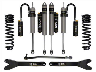 ICON Vehicle Dynamics 2.50-Inch Stage 4 Suspension Lift Kit with Shocks and Radius Arms (23-24 4WD 6.7L Powerstroke F-350 Super Duty)