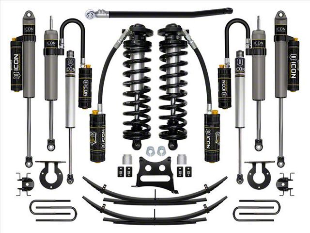 ICON Vehicle Dynamics 2.50 to 3-Inch Coil-Over Conversion System with Expansion Pack; Stage 5 (11-16 4WD 6.7L Powerstroke F-350 Super Duty SRW)