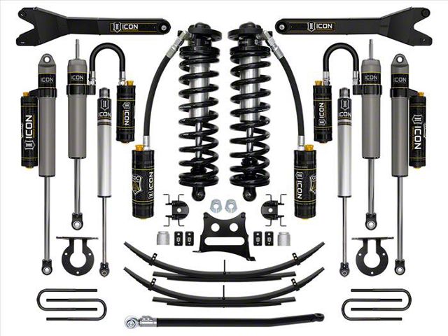 ICON Vehicle Dynamics 2.50 to 3-Inch Coil-Over Conversion System with Expansion Pack; Stage 6 (11-16 4WD 6.7L Powerstroke F-350 Super Duty SRW)