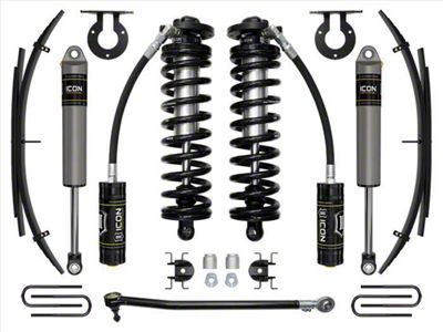 ICON Vehicle Dynamics 2.50 to 3-Inch Coil-Over Conversion System with Expansion Pack; Stage 2 (17-24 4WD 6.7L Powerstroke F-350 Super Duty SRW)