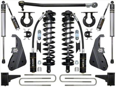 ICON Vehicle Dynamics 4 to 5.50-Inch Coil-Over Conversion System; Stage 1 (17-22 4WD 6.7L Powerstroke F-350 Super Duty)