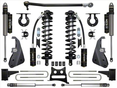 ICON Vehicle Dynamics 4 to 5.50-Inch Coil-Over Conversion System; Stage 3 (17-22 4WD 6.7L Powerstroke F-350 Super Duty)