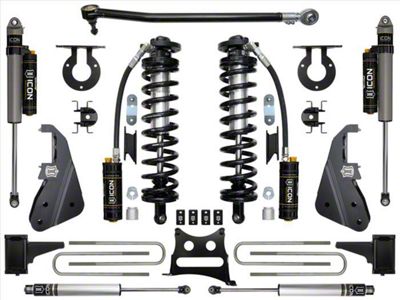 ICON Vehicle Dynamics 4 to 5.50-Inch Coil-Over Conversion System; Stage 4 (17-22 4WD 6.7L Powerstroke F-350 Super Duty)