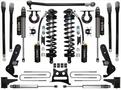 ICON Vehicle Dynamics 4 to 5.50-Inch Coil-Over Conversion System; Stage 5 (17-22 4WD 6.7L Powerstroke F-350 Super Duty)