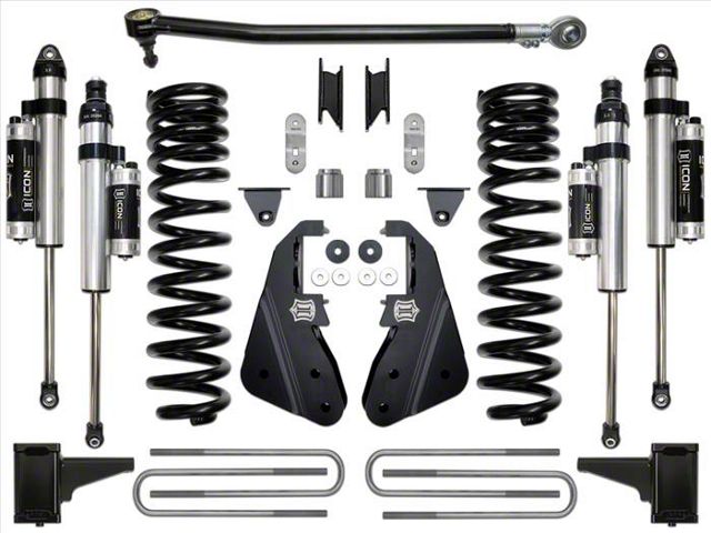 ICON Vehicle Dynamics 4.50-Inch Suspension Lift System; Stage 3 (17-19 4WD 6.7L Powerstroke F-350 Super Duty)