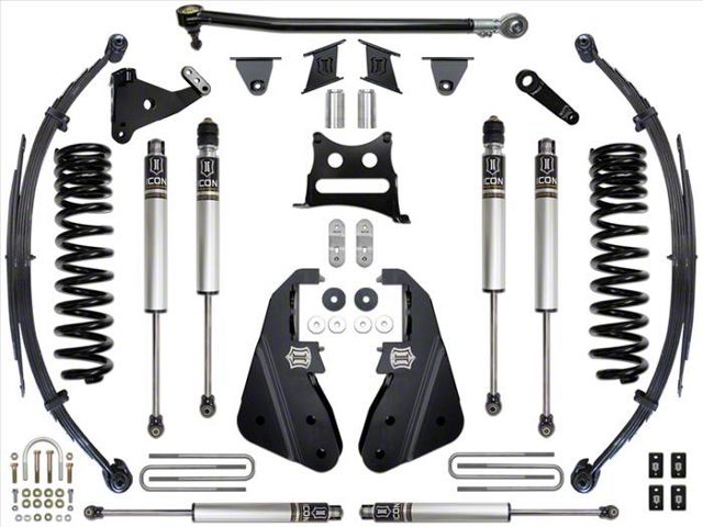 ICON Vehicle Dynamics 7-Inch Suspension Lift System; Stage 1 (17-22 4WD 6.7L Powerstroke F-350 Super Duty)