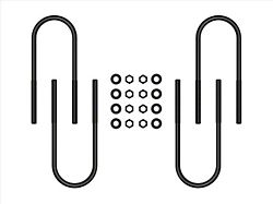 ICON Vehicle Dynamics Rear U-Bolt Kit; 12-Inch (99-10 F-350 Super Duty)