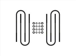 ICON Vehicle Dynamics Rear U-Bolt Kit; 15-Inch (99-10 F-350 Super Duty DRW)