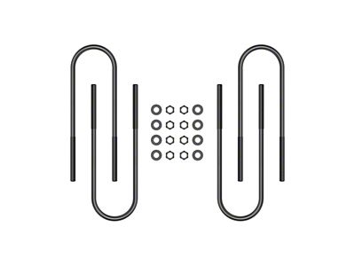 ICON Vehicle Dynamics Square U-Bolts; 15-Inch (11-25 F-350 Super Duty)