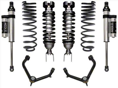ICON Vehicle Dynamics 0 to 1.50-Inch Suspension Lift System with Tubular Upper Control Arms; Stage 4 (19-24 RAM 1500 w/o Air Ride, Excluding EcoDiesel & TRX)