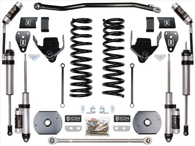 ICON Vehicle Dynamics 4.50-Inch Suspension Lift System; Stage 3 (14-18 4WD 6.7L RAM 2500 w/o Air Ride)