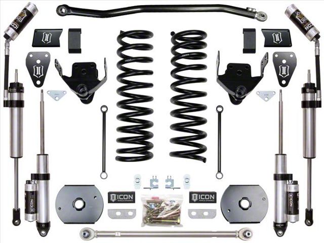 ICON Vehicle Dynamics 4.50-Inch Suspension Lift System; Stage 3 (14-18 4WD 6.7L RAM 2500 w/ Air Ride)