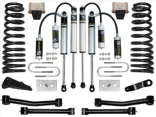 ICON Vehicle Dynamics 4.50-Inch Suspension Lift System; Stage 2 (09-12 5.9L, 6.7L RAM 3500)