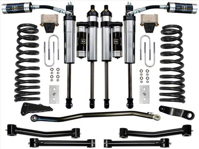 ICON Vehicle Dynamics 4.50-Inch Suspension Lift System; Stage 4 (09-12 5.9L, 6.7L RAM 3500)