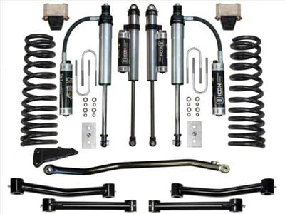ICON Vehicle Dynamics 4.50-Inch Suspension Lift System; Stage 5 (03-08 4WD 5.9L, 6.7L RAM 3500)