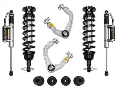 ICON Vehicle Dynamics 0 to 3.50-Inch Suspension Lift System with Billet Upper Control Arms; Stage 3 (20-23 Ranger w/ Factory Steel Knuckles)