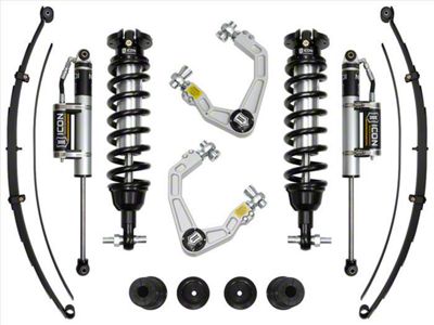 ICON Vehicle Dynamics 0 to 3.50-Inch Suspension Lift System with Billet Upper Control Arms; Stage 6 (20-23 Ranger w/ Factory Steel Knuckles)