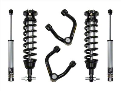 ICON Vehicle Dynamics 0 to 3.50-Inch Suspension Lift System with Tubular Upper Control Arms; Stage 2 (19-21 Ranger w/ Factory Aluminum Knuckles)