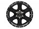 ICON Alloys Shield Satin Black 6-Lug Wheel; 17x8.5; 0mm Offset (14-18 Sierra 1500)