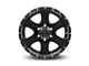 ICON Alloys Shield Satin Black 6-Lug Wheel; 17x8.5; 0mm Offset (14-18 Silverado 1500)