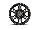 ICON Alloys Shield Satin Black Machined 6-Lug Wheel; 17x8.5; 6mm Offset (15-20 F-150)