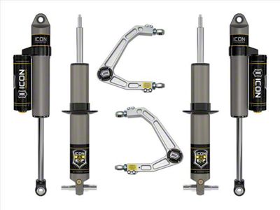 ICON Vehicle Dynamics 2.375 to 3.75-Inch Suspension Lift System with Billet Upper Control Arms; Stage 3 (19-25 Sierra 1500 w/o Adaptive Ride Control, Excluding 2.7L & AT4X)