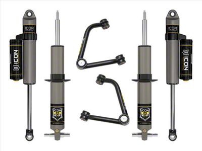 ICON Vehicle Dynamics 2.375 to 3.75-Inch Suspension Lift System with Tubular Upper Control Arms; Stage 3 (19-24 Sierra 1500 w/o Adaptive Ride Control, Excluding 2.7L & AT4X)