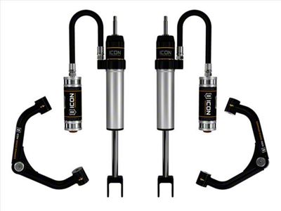 ICON Vehicle Dynamics V.S. 2.5 Series Remote Reservoir Front Shock System with Tubular Upper Control Arms for 0 to 2-Inch Lift (20-24 Sierra 2500 HD)