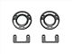 ICON Vehicle Dynamics 2-Inch Billet Front Spacer Leveling Kit (19-24 Silverado 1500, Excluding Trail Boss & ZR2)