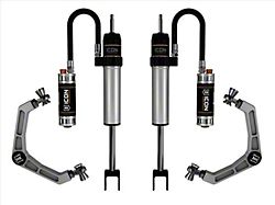 ICON Vehicle Dynamics V.S. 2.5 Series CDCV Front Shock System with Billet Upper Control Arms for 0 to 2-Inch Lift (20-26 Silverado 3500 HD)